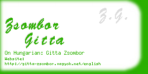 zsombor gitta business card
